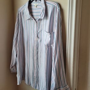 NWT Terra&Sky long sleeve button down